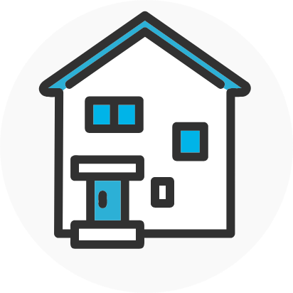 災害に強い家。地域特性を考慮した耐震・耐水設計。非常時の電力確保や避難経路まで徹底的に対策。